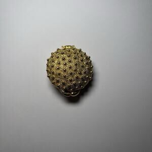 Estee Lauder Sea Urchin Perfume Compact Gold Tone